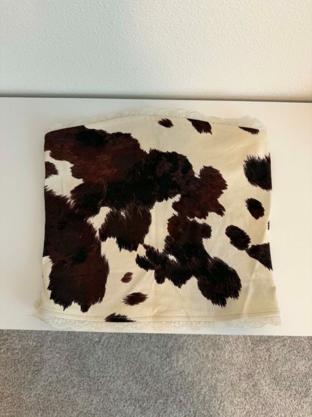 Wild Fable Cow Print Strapless Tube Top Medium